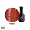 NAIL PRO Esmalte Permanente JELLY 03 Rojo