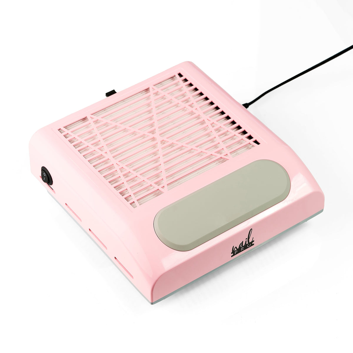 Extractor de Polvo Profesional Nail Pro 80W Rosado – Filtro Reutilizable