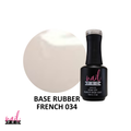 NAIL PRO BASE RUBBER 15 ml FRENCH034 Nude Lechoso