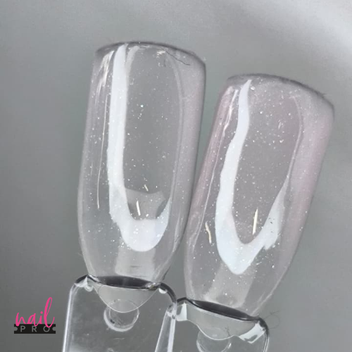 NAIL PRO Base Rubber 15 ml FRENCH 018 Tráslucido Pink con glitter