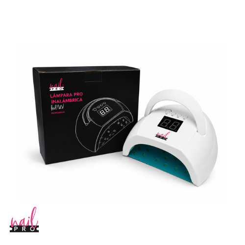 Lámpara Pro 80W LED UV Inalámbrica Nail Pro — curado ultra rápido de esmalte permanente y gel sin cable | Nail Outlet Chile