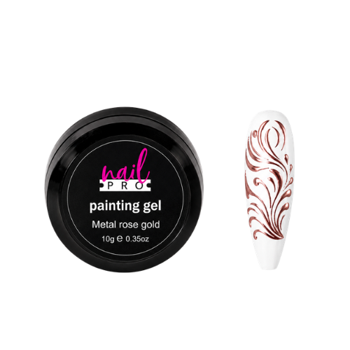 Nail Pro Gel Paint - Metal Golden Rose 10gr