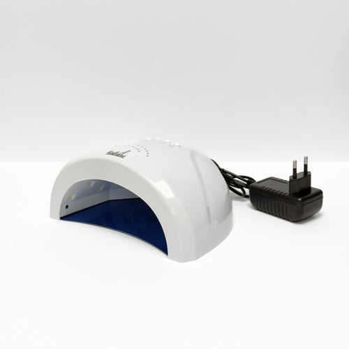 Lámpara LED UV 24W 48W Nail Pro con base metálica — secado profesional de esmalte permanente y gel | Nail Outlet Chile