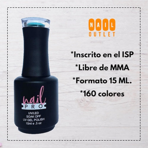 NAIL PRO Esmalte Permanente X100 (ex147) Burdeo Morado