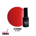 NAIL PRO Esmalte Permanente 8 ml X066 (ex099) Rojo Intenso