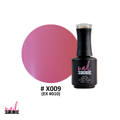 NAIL PRO Esmalte Permanente X009 (ex010) Rosado Chicle