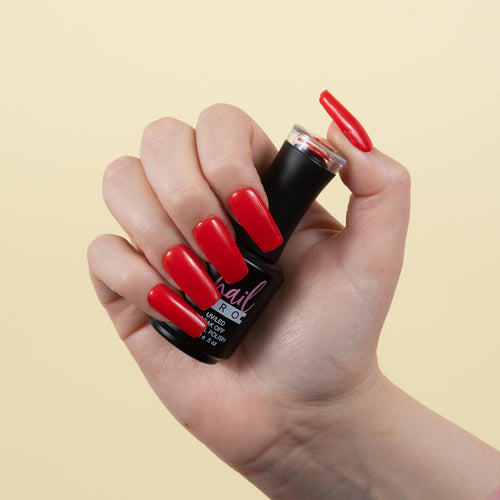 NAIL PRO Esmalte Permanente X066 (ex099) Rojo Intenso