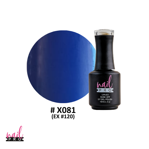 NAIL PRO Esmalte Permanente X081 (ex120) Azul