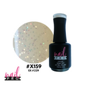 NAIL PRO Esmalte Permanente X159 (ex229) Amarillo traslúcido con micro glitter