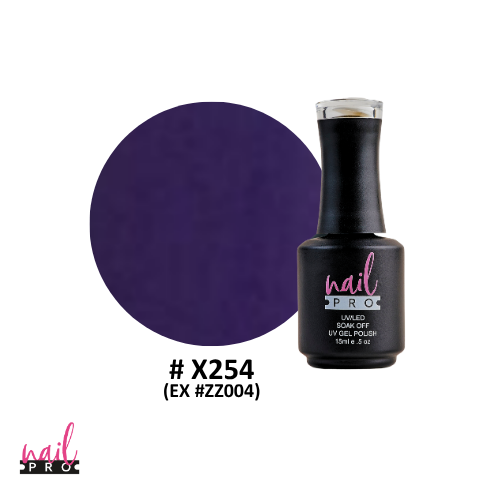 NAIL PRO Esmalte Permanente X254 (exZZ004) Morado