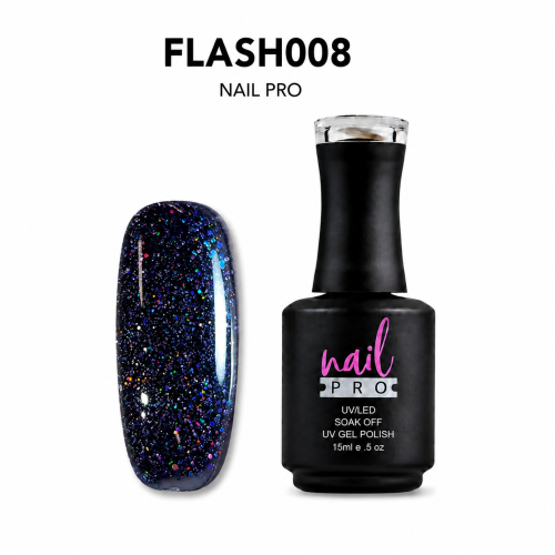 NAIL PRO Esmalte Permanente FLASH 008 REFLECTANTE