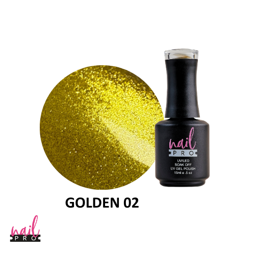 Esmalte Permanente Ojo de Gato Golden 02
