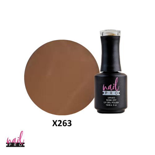 NAIL PRO Esmalte Permanente X263 Caramel Latte