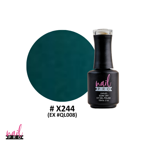 NAIL PRO Esmalte Permanente X244 (exQL008) Turquesa Paraiso