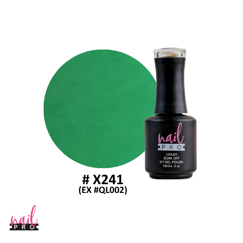 NAIL PRO Esmalte Permanente X241 (exQL002) Verde Manzana