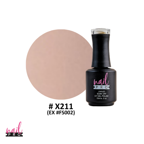 NAIL PRO Esmalte Permanente X211 (exFS002) Damasco Pastel
